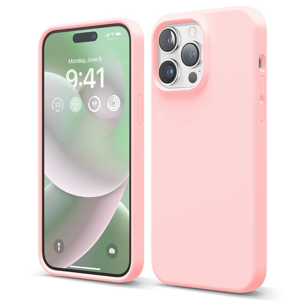 Husa Soft Silicone - iPhone 14 Pro Max - Roz