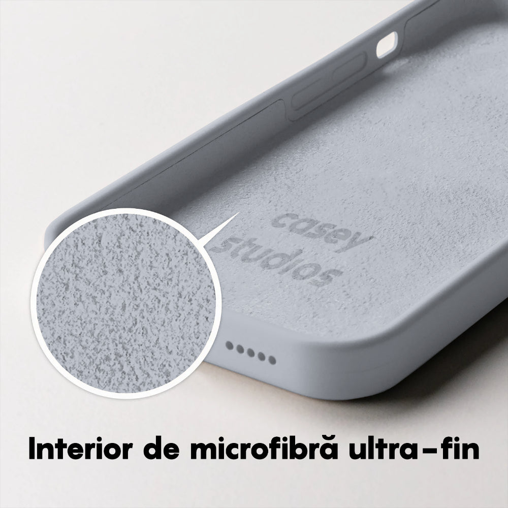 Husa Soft Silicone - iPhone 14 Pro Max - Light Gray