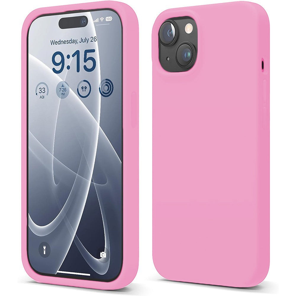Husa Soft Silicone - iPhone 15 - Roz