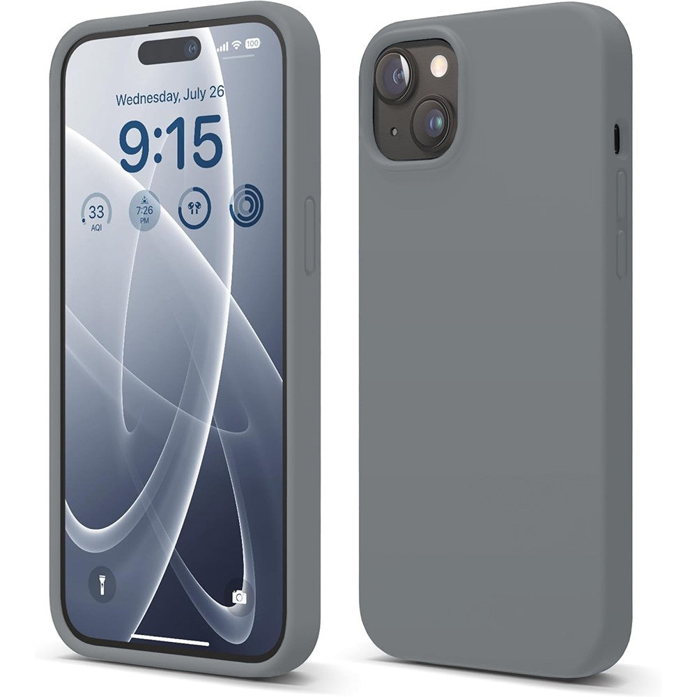 Husa Soft Silicone - iPhone 15 Plus - Dark Grey