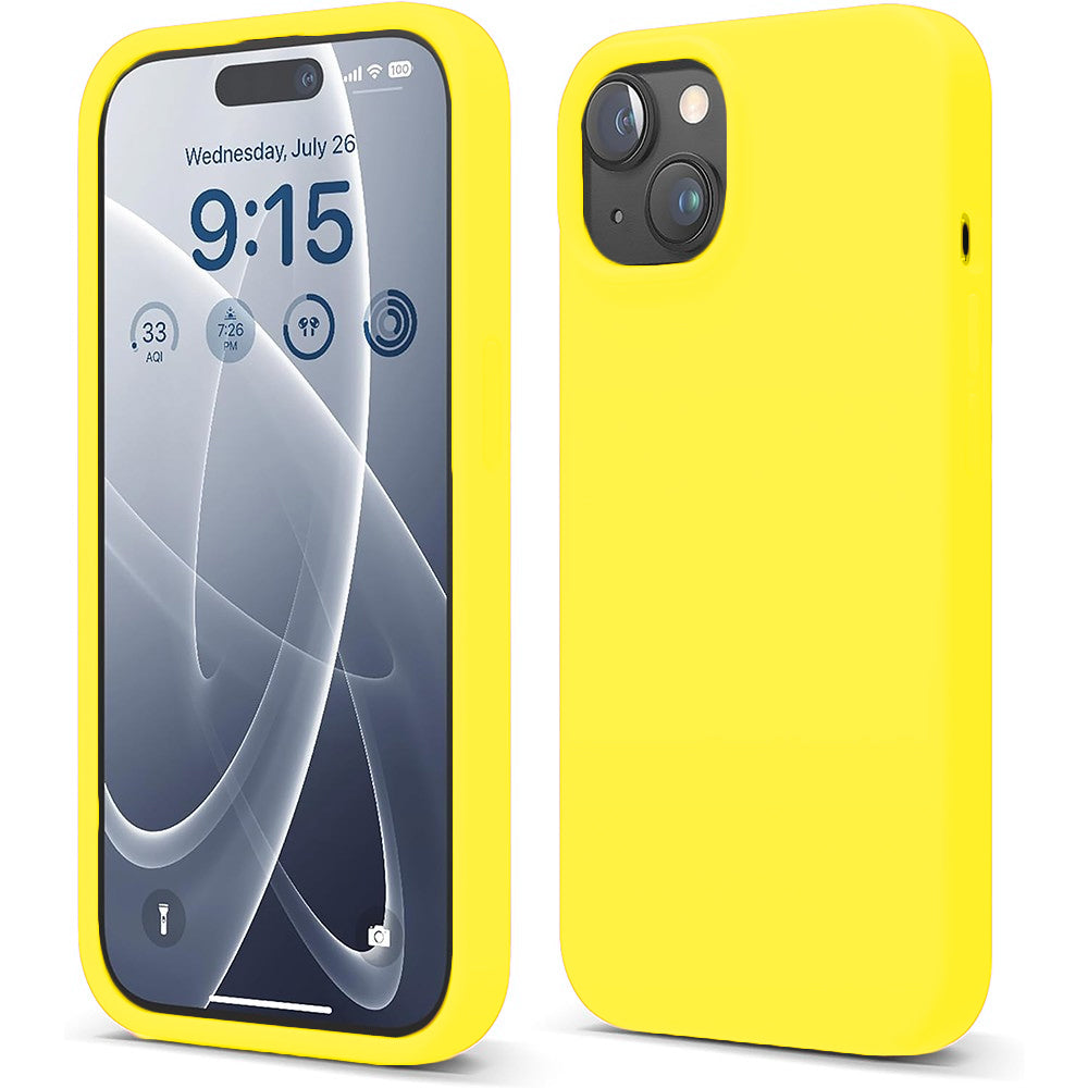 Husa Soft Silicone - iPhone 15 Plus - Galben
