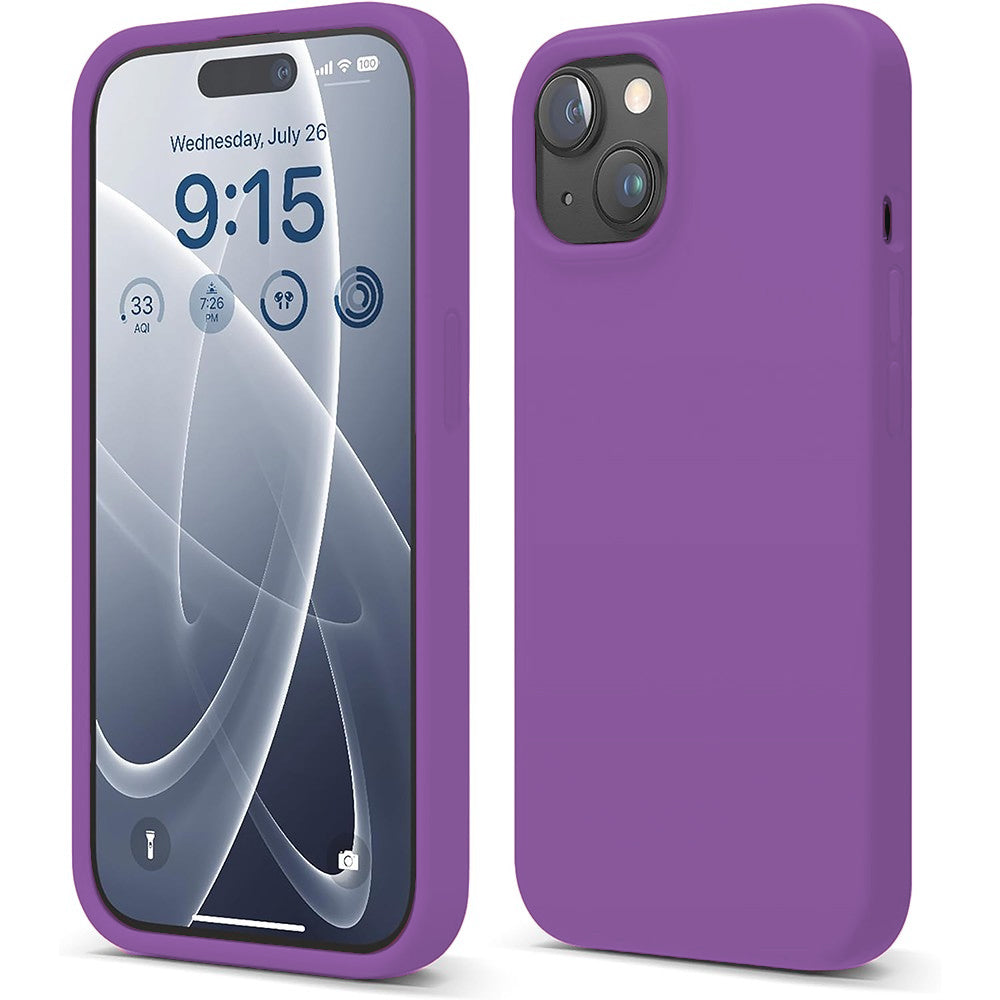 Husa Soft Silicone - iPhone 15 Plus - Light Purple