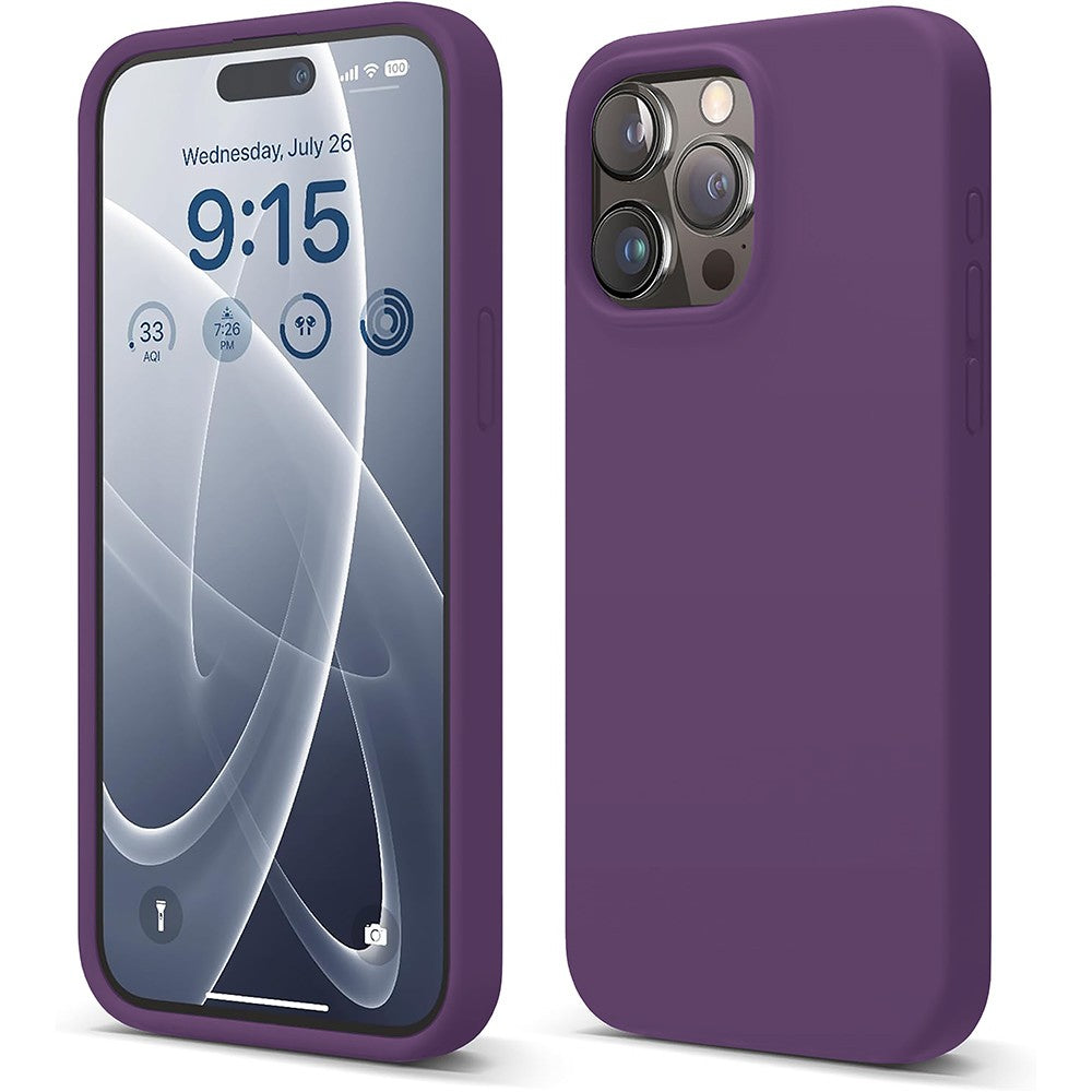 Husa Soft Silicone - iPhone 15 Pro Max - Light Purple
