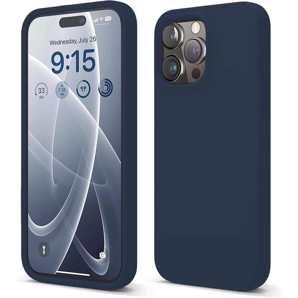 Husa Soft Silicone - iPhone 15 Pro Max - Midnight Blue