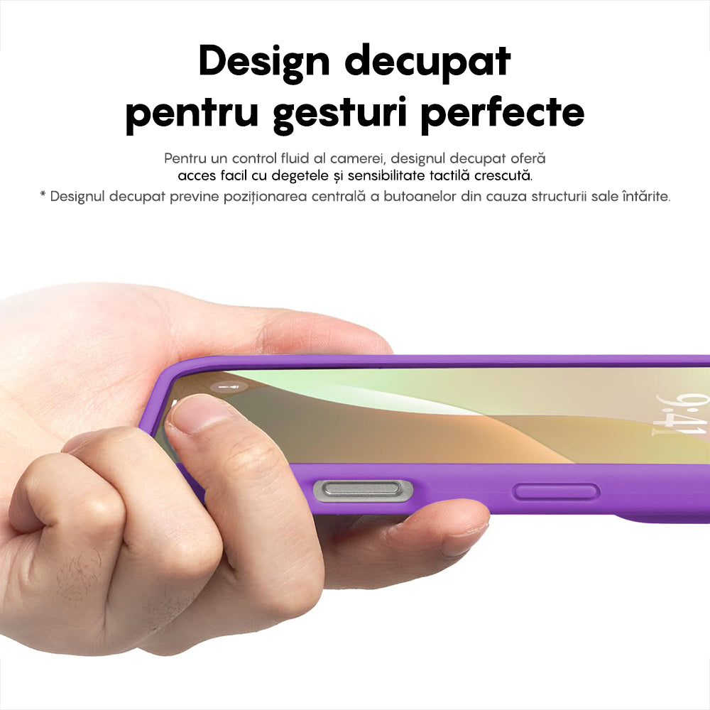 Husa Soft Silicone - iPhone 16 - Light Purple