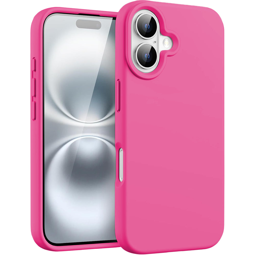 Husa Soft Silicone - iPhone 16 - Fuchsia