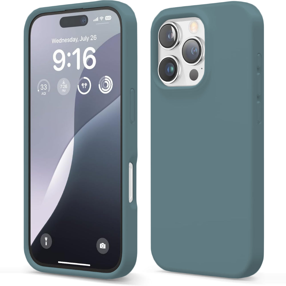 Husa Soft Silicone - iPhone 16 Pro - Midnight Blue