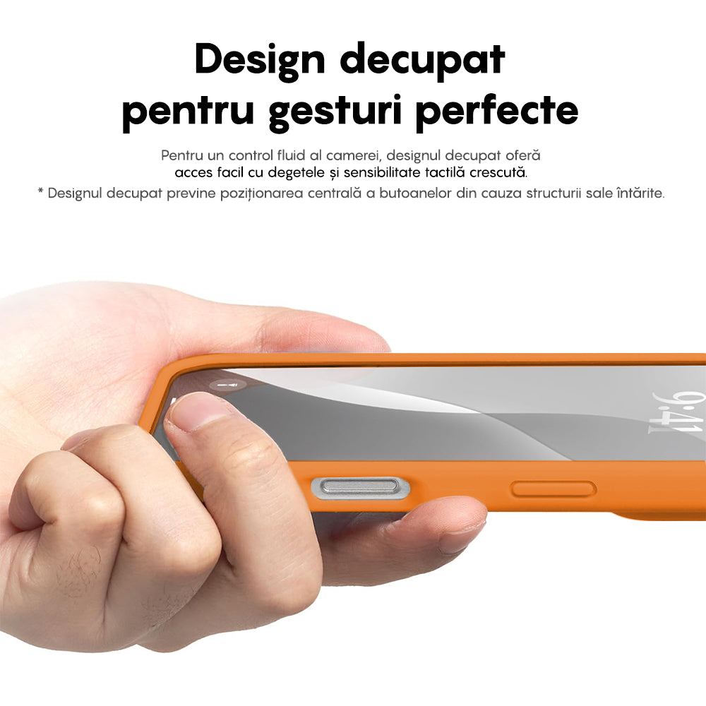 Husa Soft Silicone - iPhone 16 Pro - Nectarine