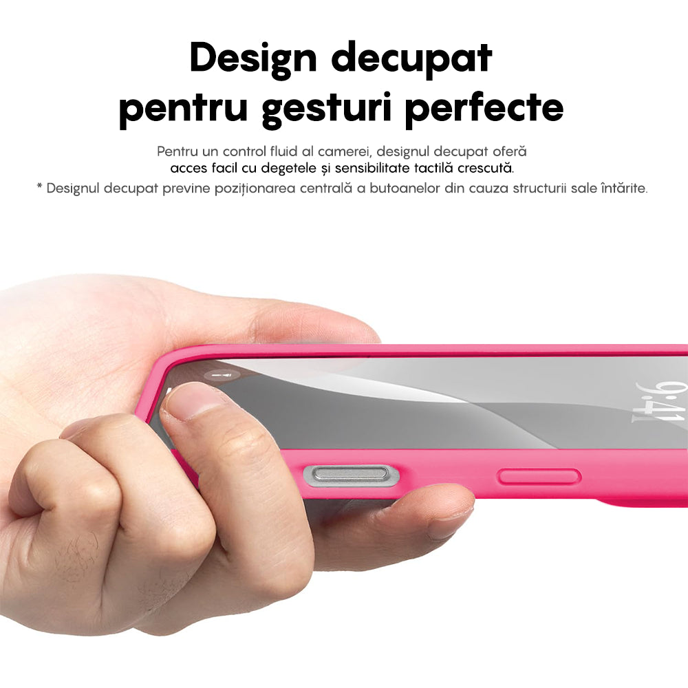 Husa Soft Silicone - iPhone 16 Pro Max - Fuchsia