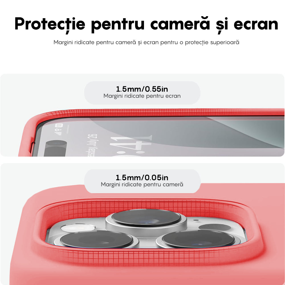 Husa Soft Silicone - iPhone 16 Pro Max - Roz
