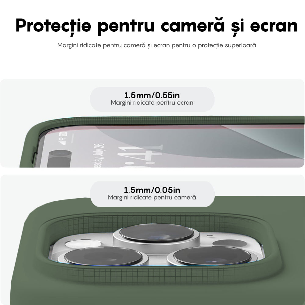 Husa Soft Silicone - iPhone 16 Pro Max - Webster Green