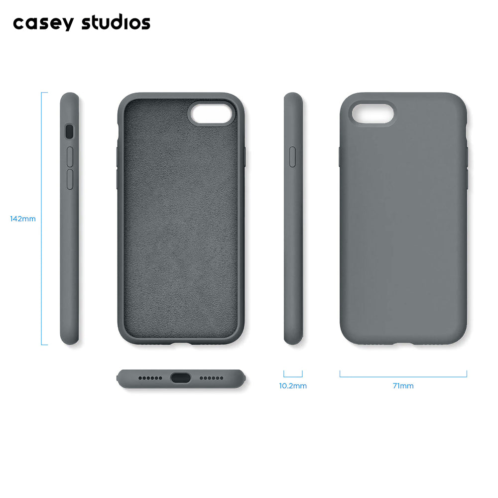 Husa Soft Silicone - iPhone 7/8/SE2 - Dark Gray