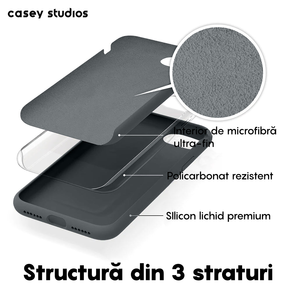 Husa Soft Silicone - iPhone 7/8/SE2 - Dark Gray