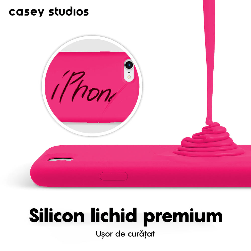 Husa Soft Silicone - iPhone 7/8/SE2 - Fuchsia