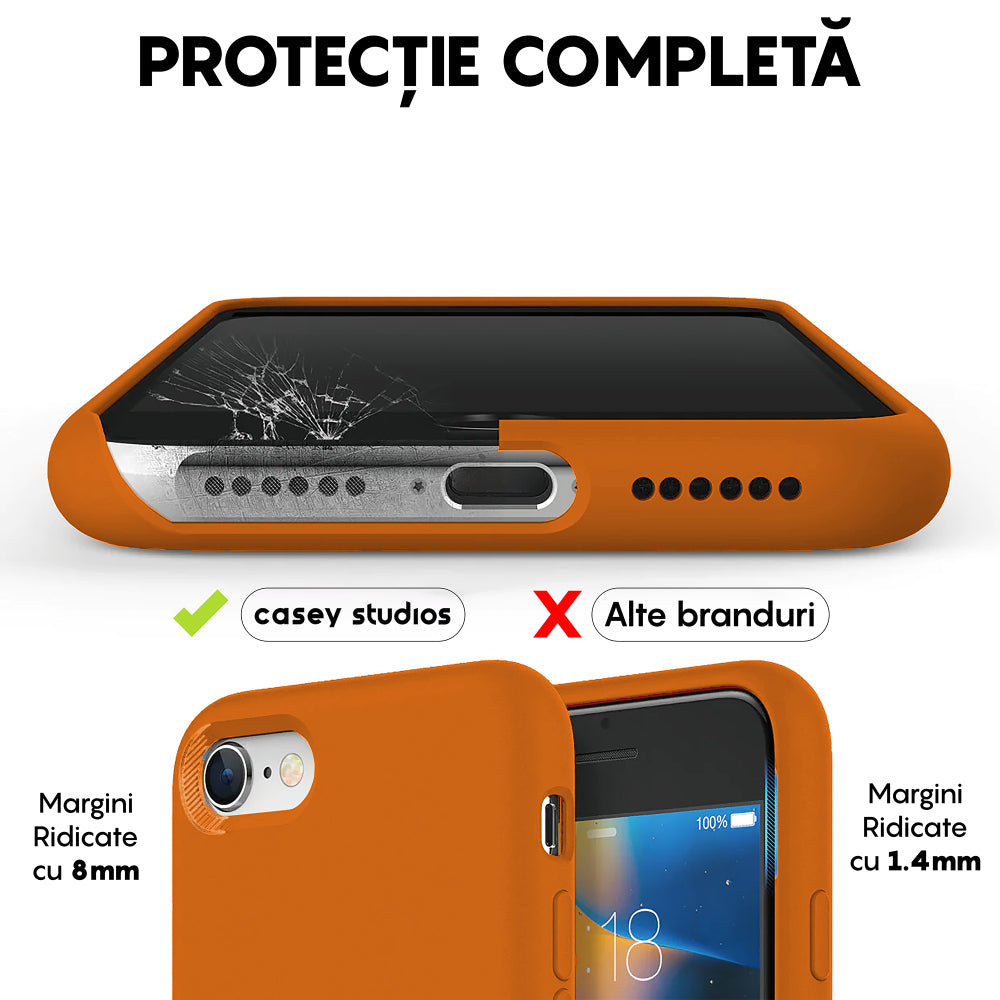 Husa Soft Silicone - iPhone 7/8/SE2 - Peach