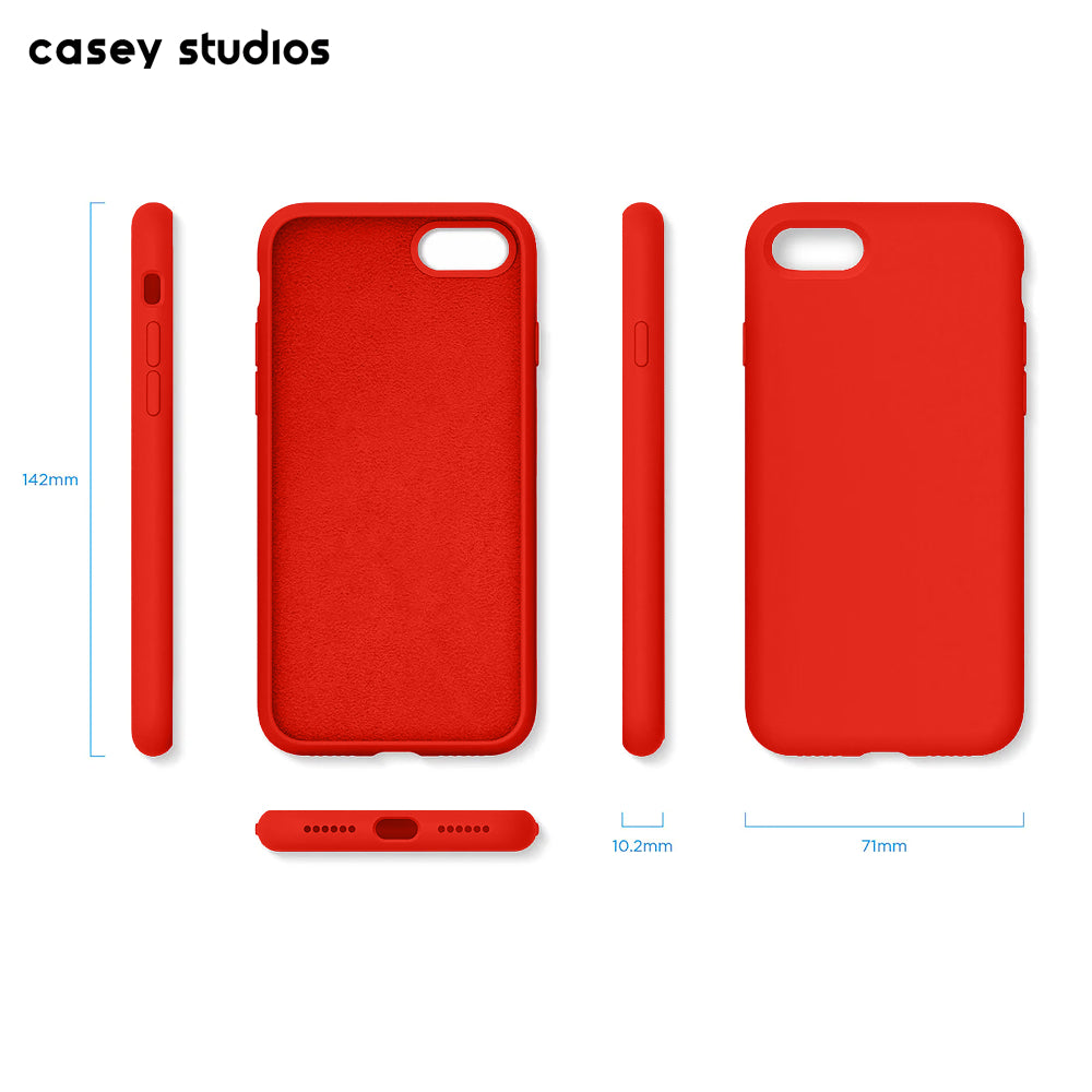 Husa Soft Silicone - iPhone 7/8/SE2 - Red