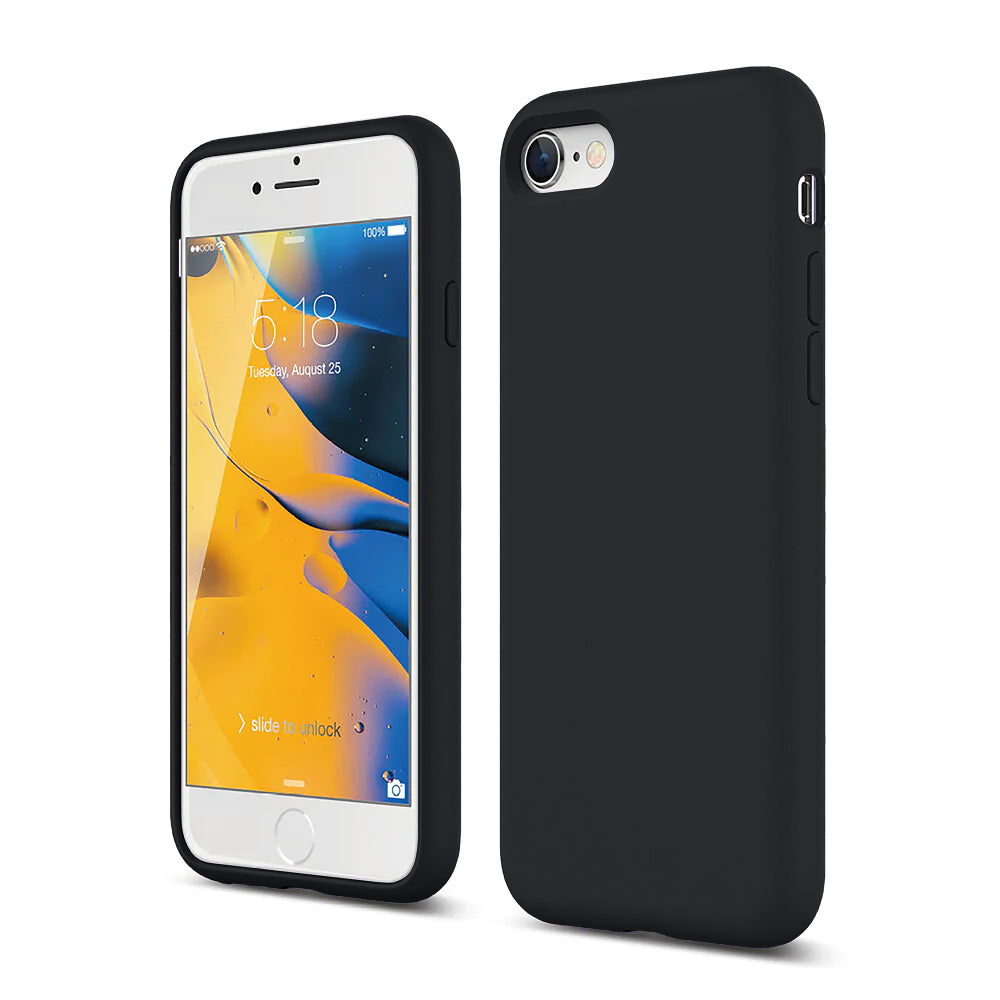 Husa Soft Silicone - iPhone 7/8/SE2 - Negru
