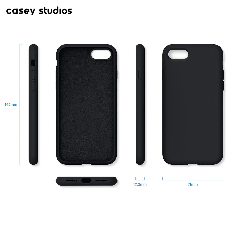 Husa Soft Silicone - iPhone 7/8/SE2 - Negru