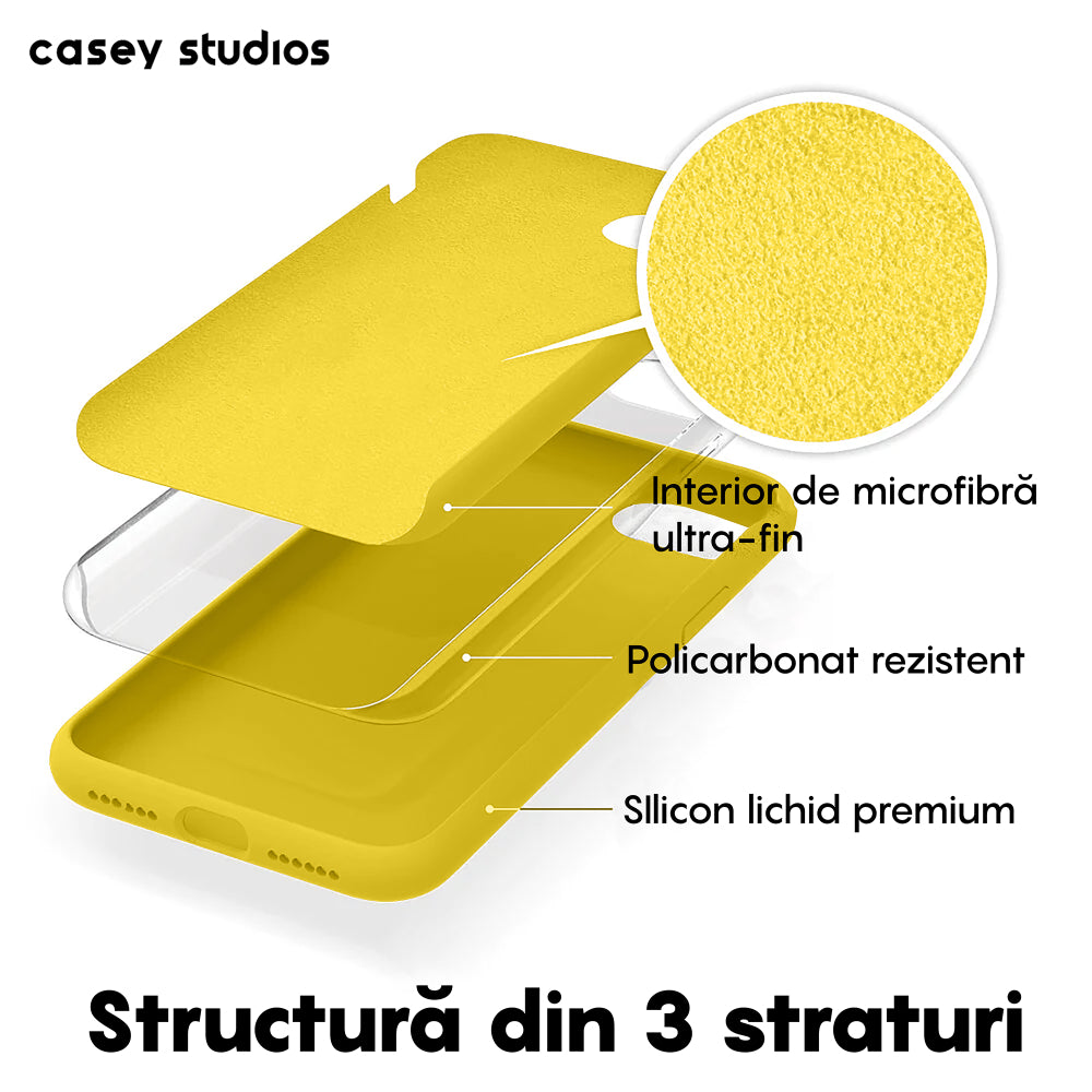 Husa Soft Silicone - iPhone 7/8/SE2 - Yellow