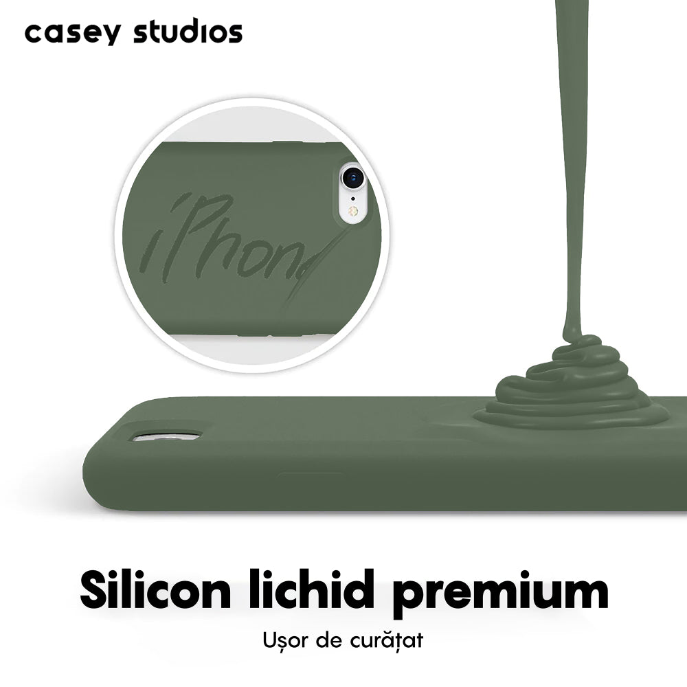 Husa Soft Silicone - iPhone 7/8/SE2 - Webster Green