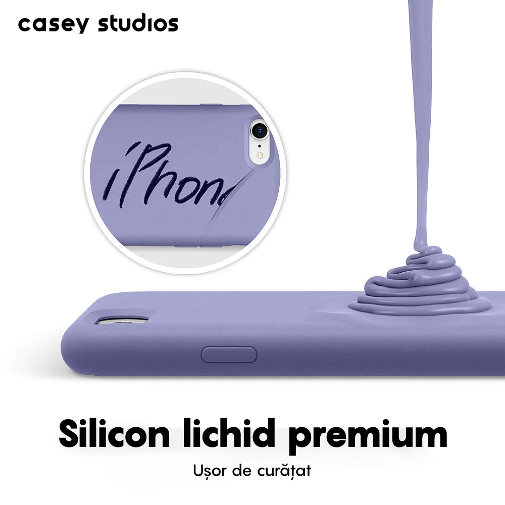 Husa Soft Silicone - iPhone 7/8/SE2 - Light Lilac