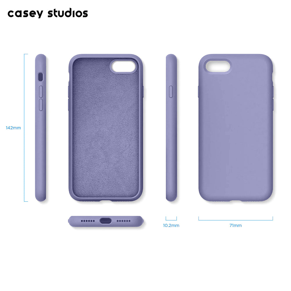 Husa Soft Silicone - iPhone 7/8/SE2 - Light Lilac