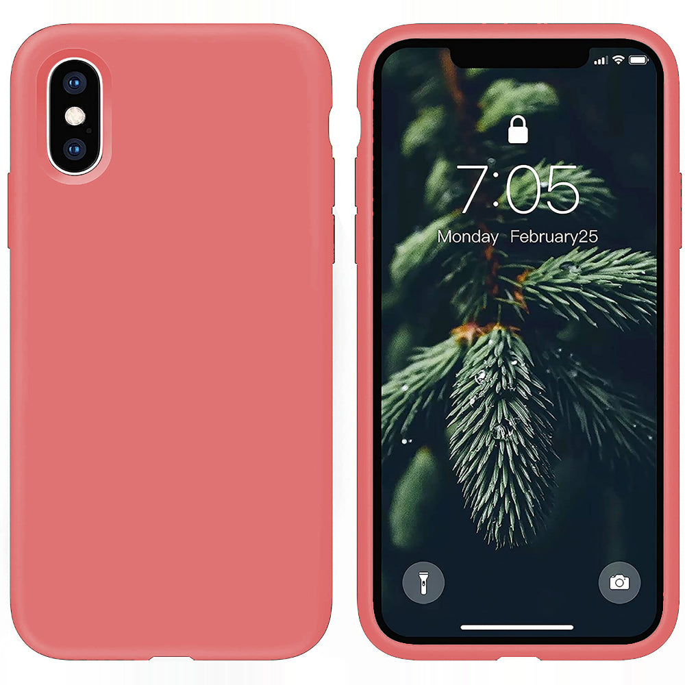 Husa Soft Silicone - iPhone X/XS - Roz
