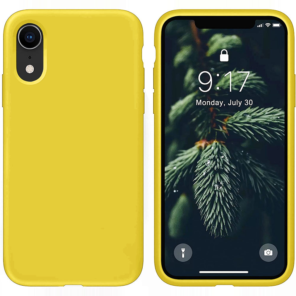 Husa Soft Silicone - iPhone XR - Yellow
