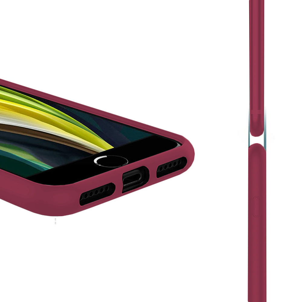 Husa Soft Silicone - iPhone XS Max - Burgundy