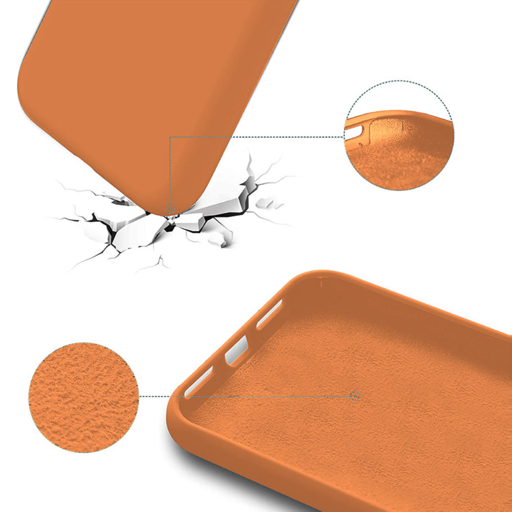 Husa Soft Silicone - iPhone XS Max - Nectarine