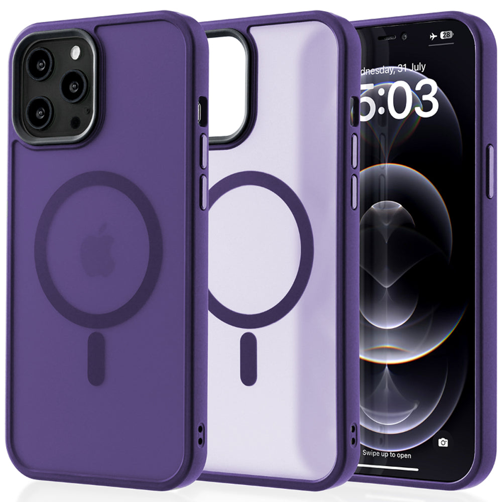 Husa MagSafe - iPhone 12 Pro Max - Dark Purple