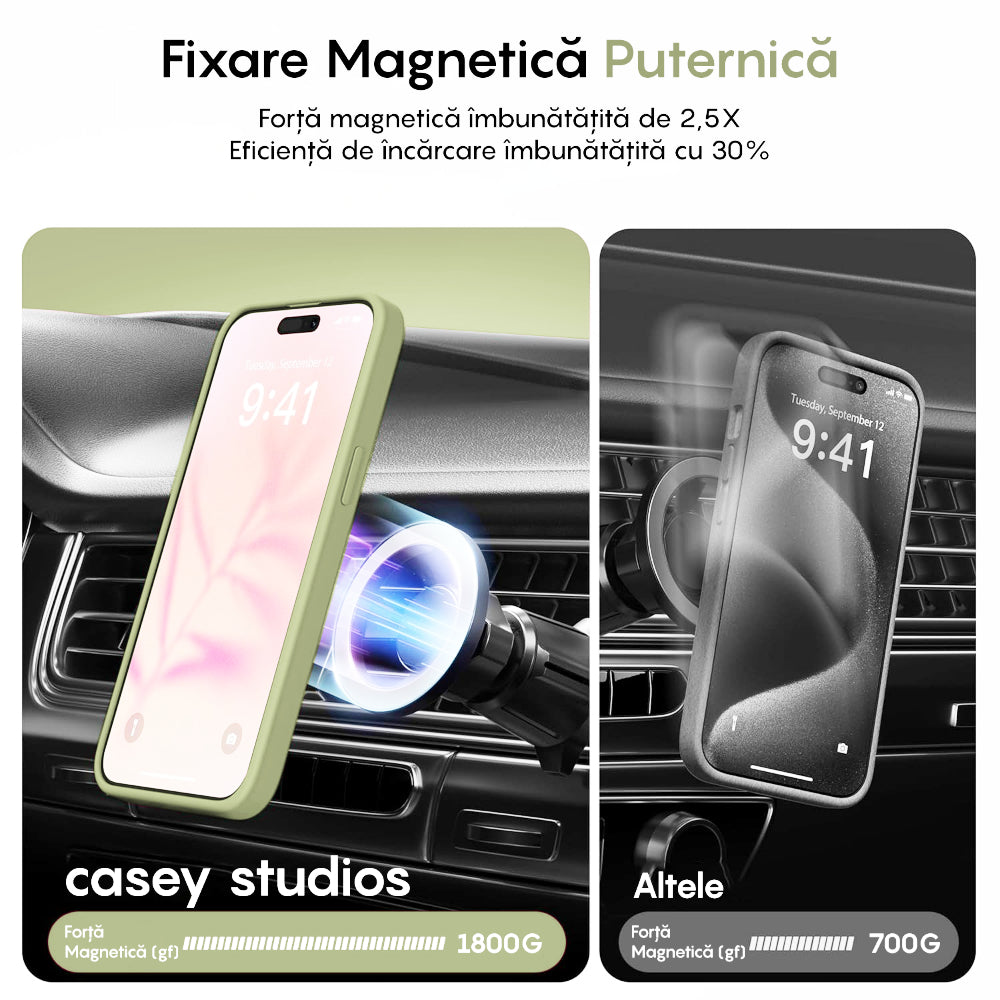 Husa MagSafe - iPhone 13 Mini - Verde Deschis