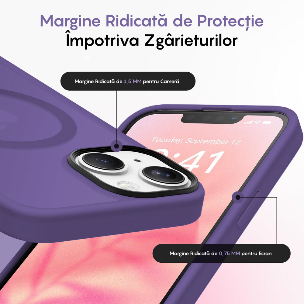 Husa MagSafe - iPhone 14 Plus - Dark Purple