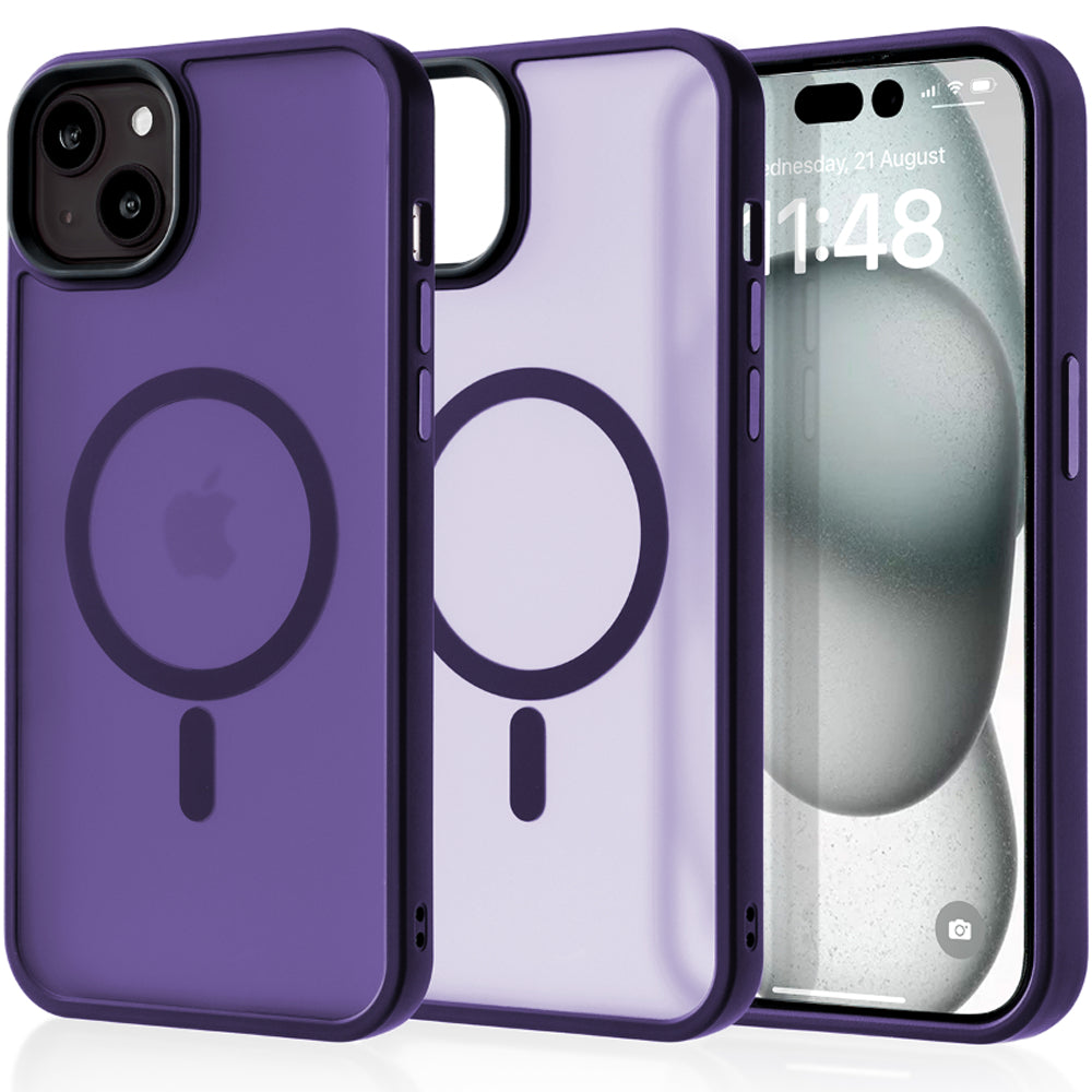 Husa MagSafe - iPhone 15 Plus - Dark Purple