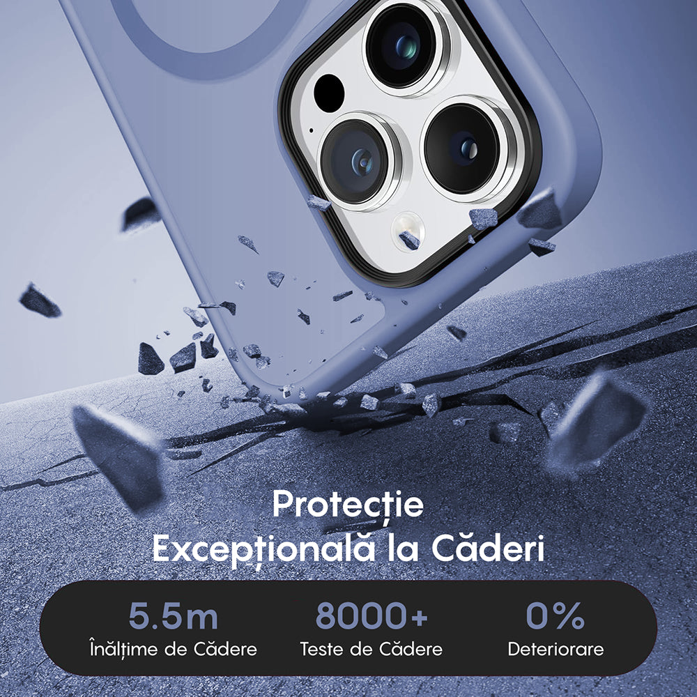 Husa MagSafe - iPhone 15 Pro - Yuenfeng Blue