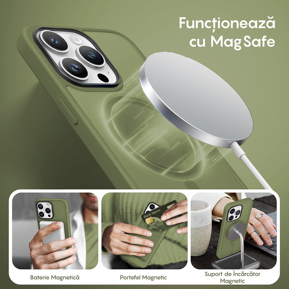 Husa MagSafe - iPhone 15 Pro - Green