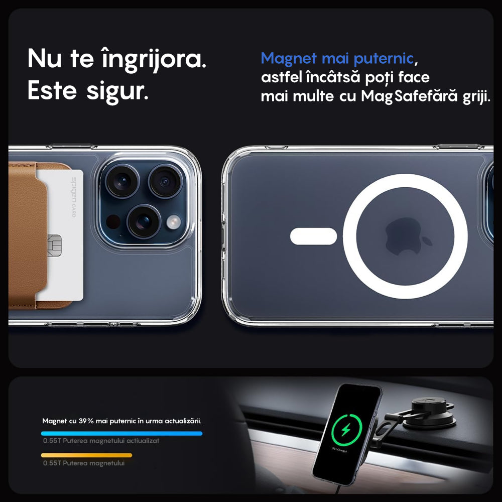 Husa MagSafe - iPhone 15 Pro - Clear