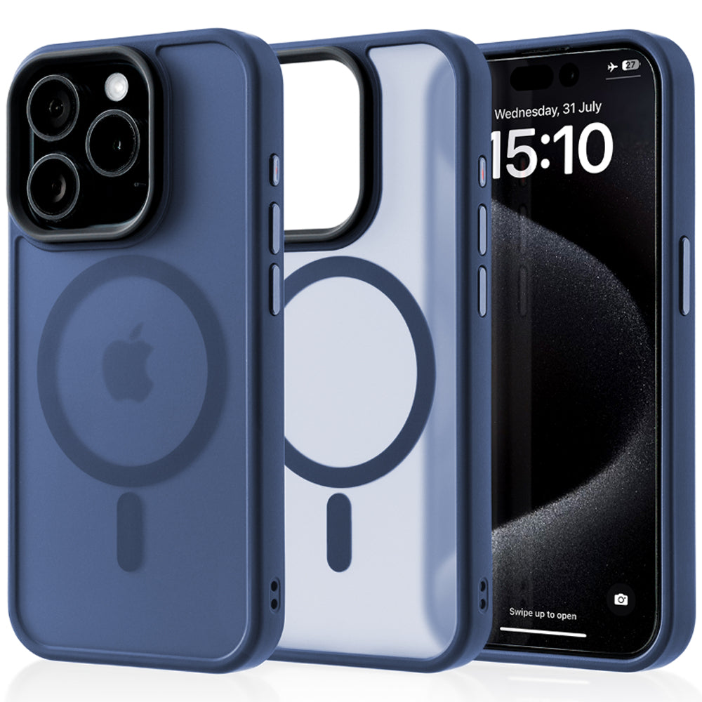 Husa MagSafe - iPhone 15 Pro - Gentleman Blue