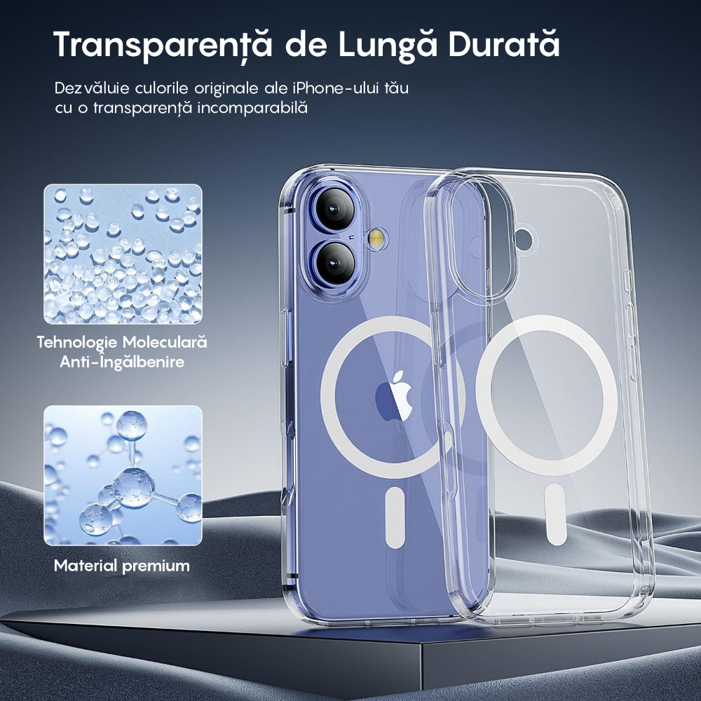 Husa MagSafe - iPhone 16 Plus - Clear