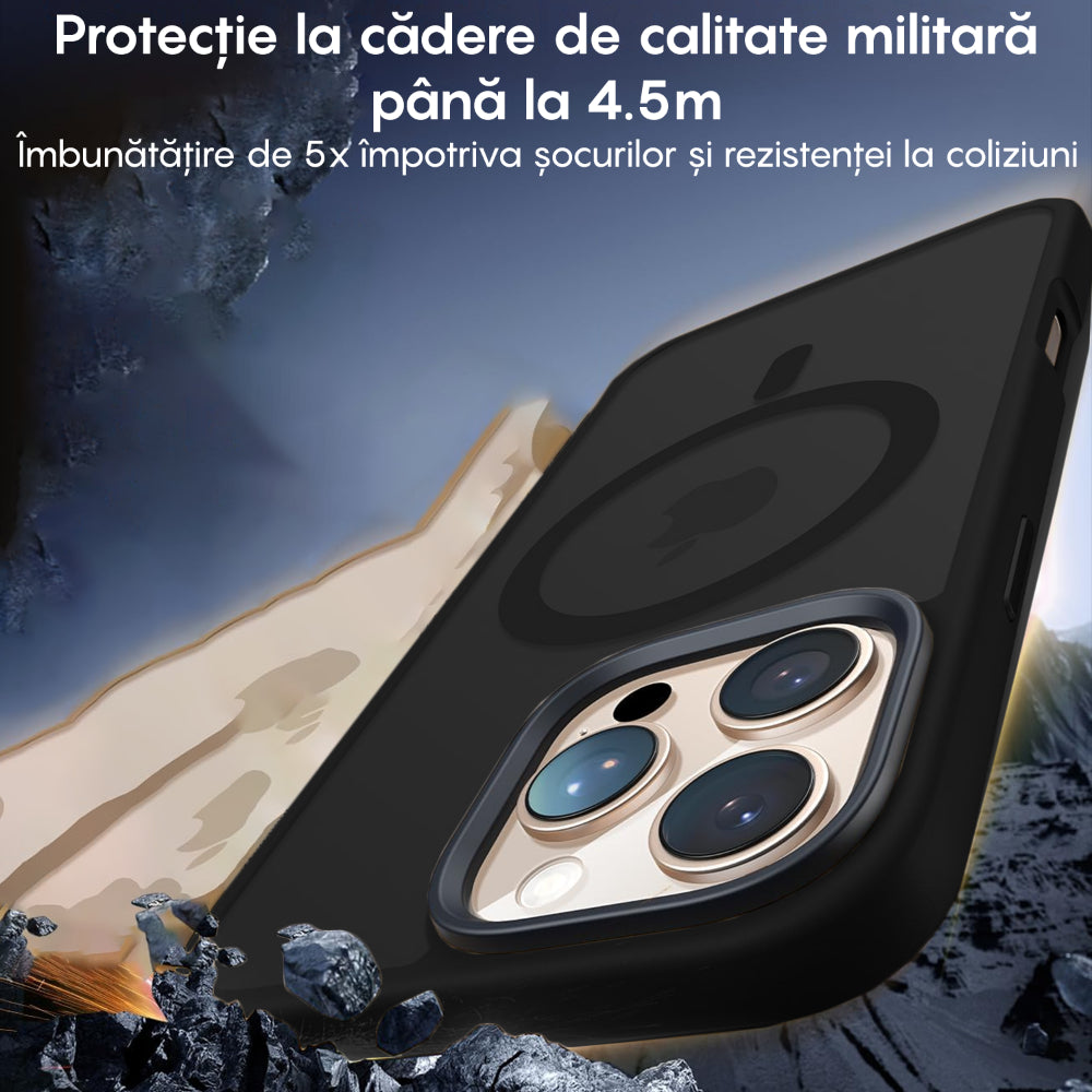 Husa MagSafe - iPhone 16 Pro - Negru