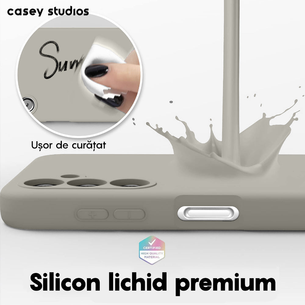Husa Soft Silicone - Samsung Galaxy A14 4G/5G - Gri