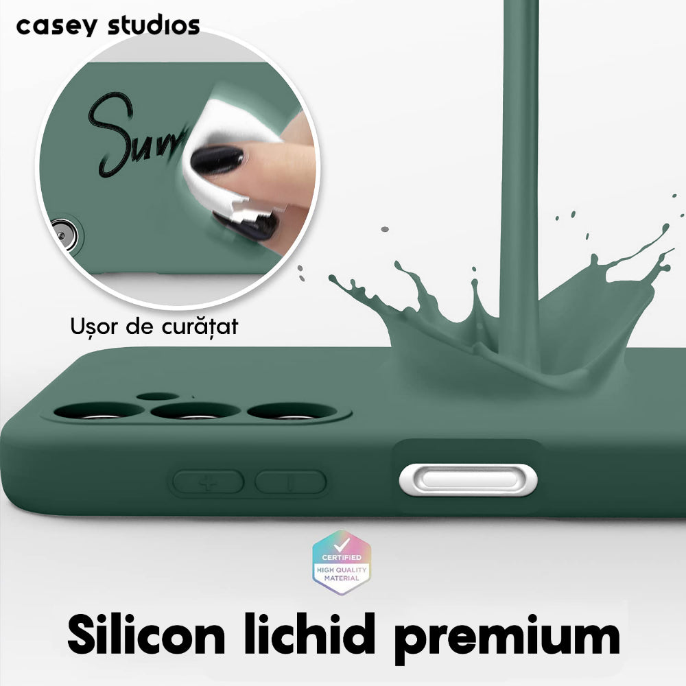 Husa Soft Silicone - Samsung Galaxy A14 4G/5G - Green