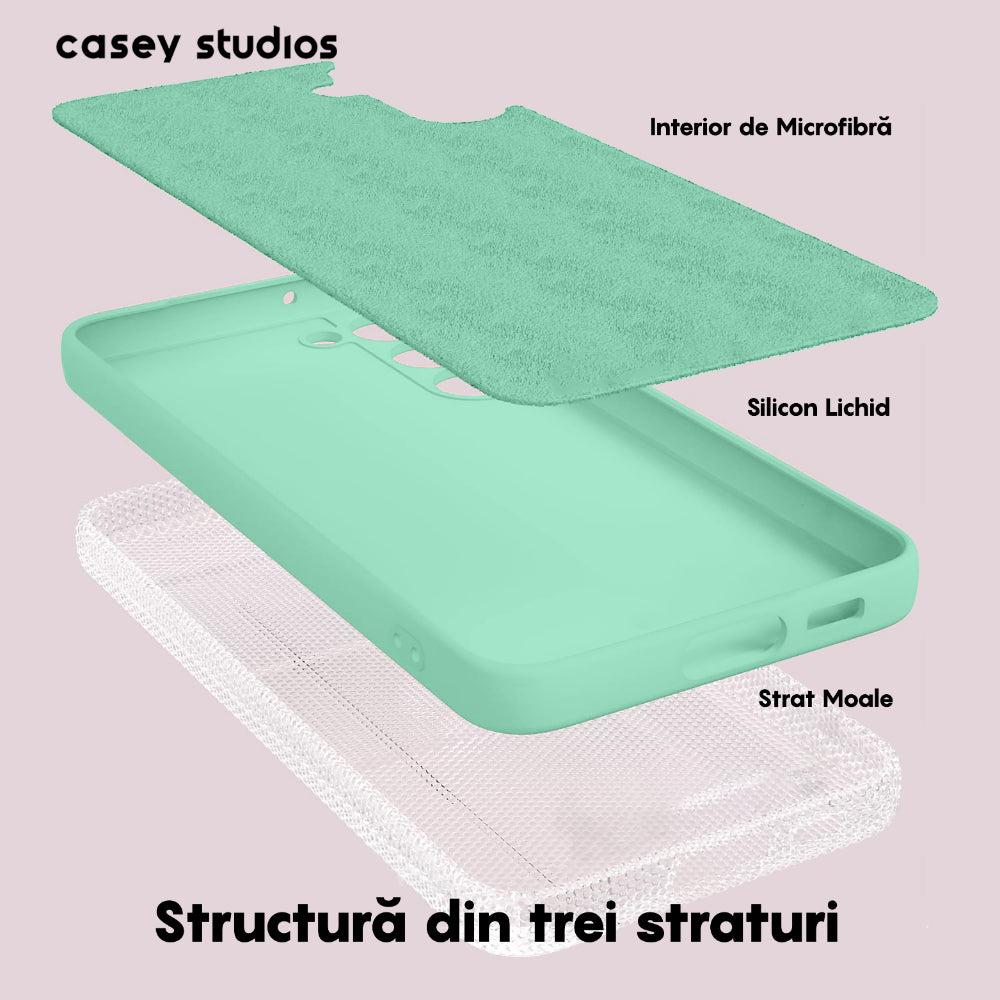 Husa Soft Silicone - Samsung Galaxy A14 4G/5G - Light Green
