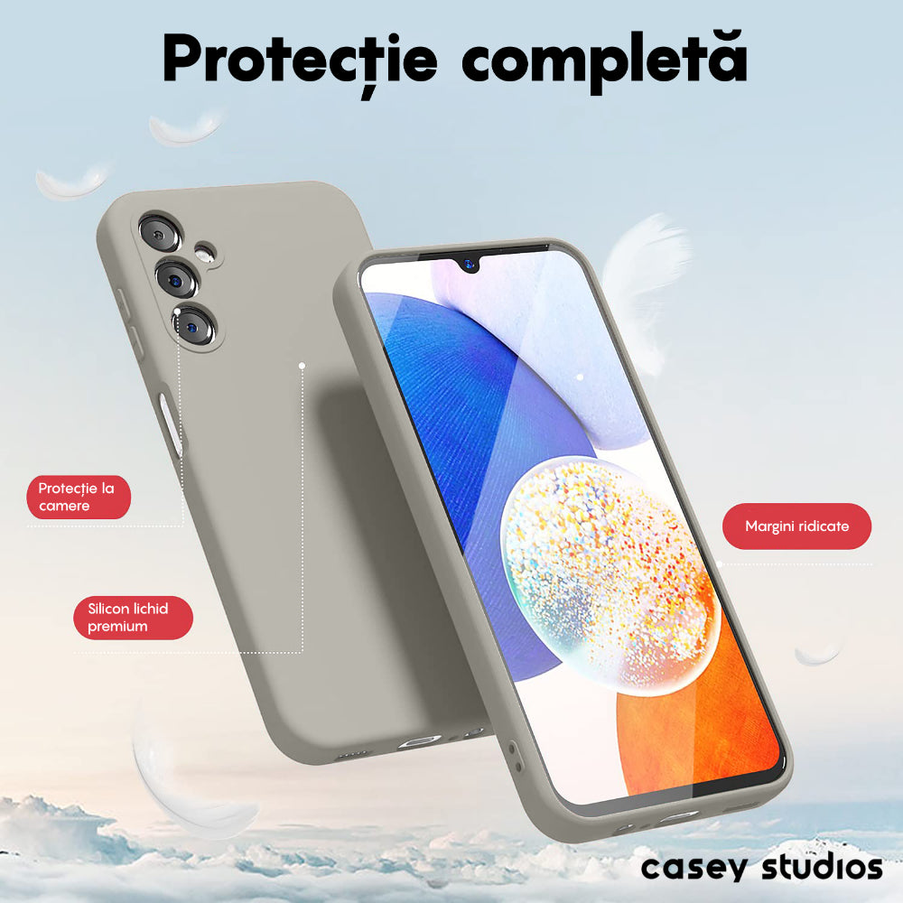 Husa Soft Silicone - Samsung Galaxy A14 4G/5G - Gri