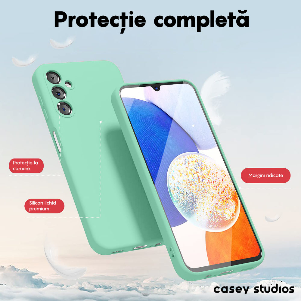 Husa Soft Silicone - Samsung Galaxy A14 4G/5G - Light Green
