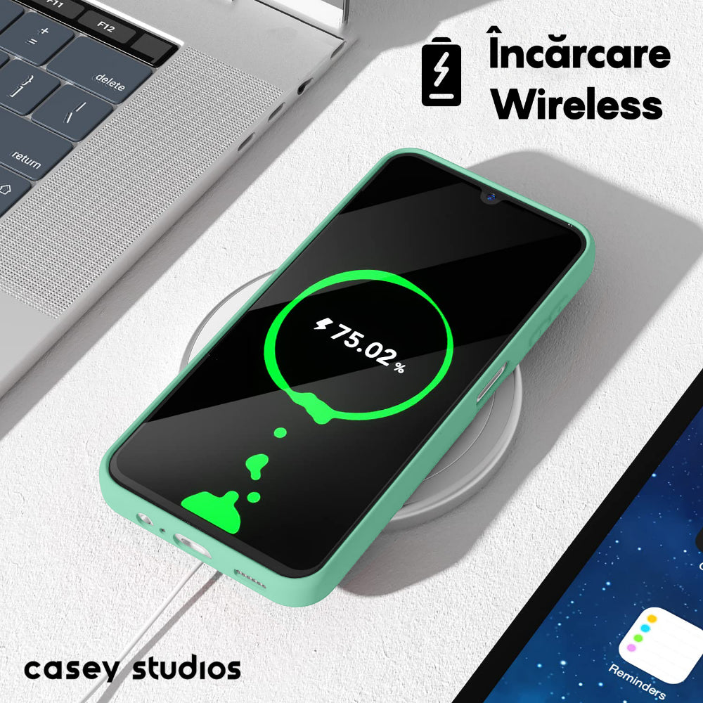 Husa Soft Silicone - Samsung Galaxy A14 4G/5G - Light Green