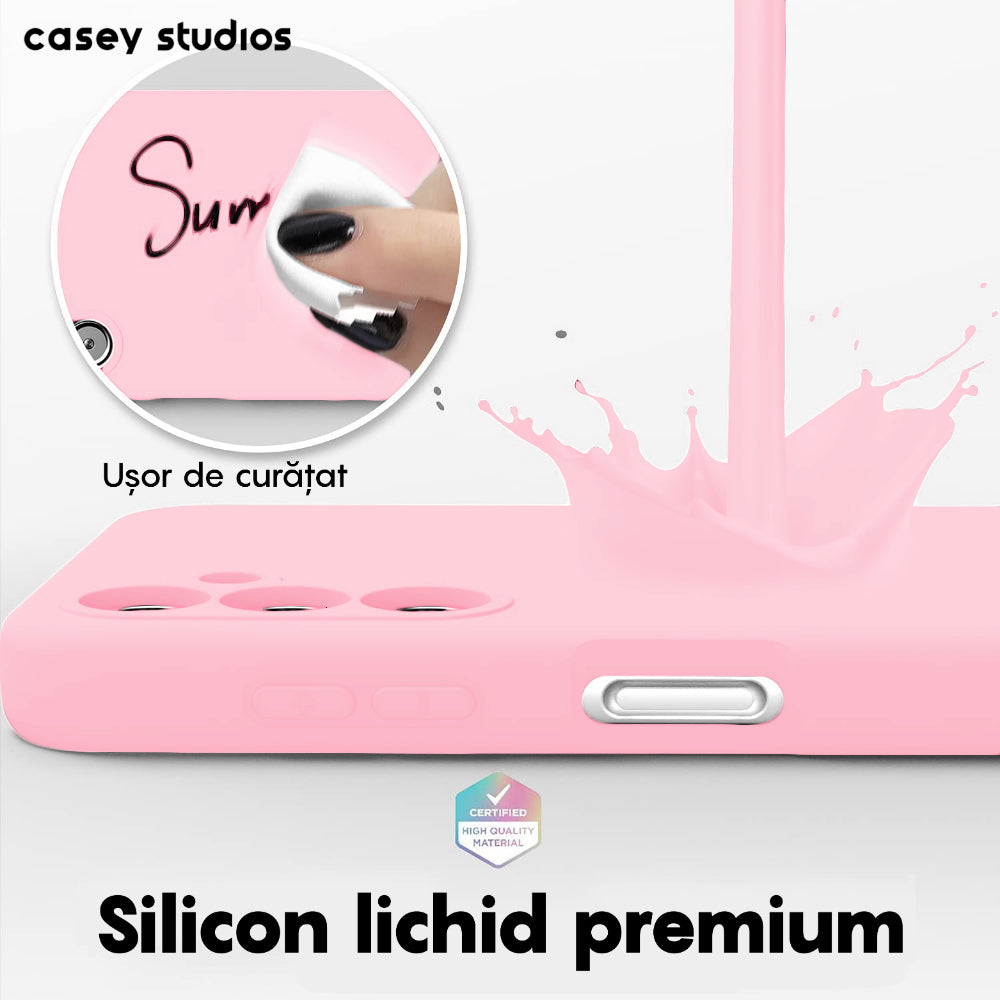 Husa Soft Silicone - Samsung Galaxy A14 4G/5G - Roz