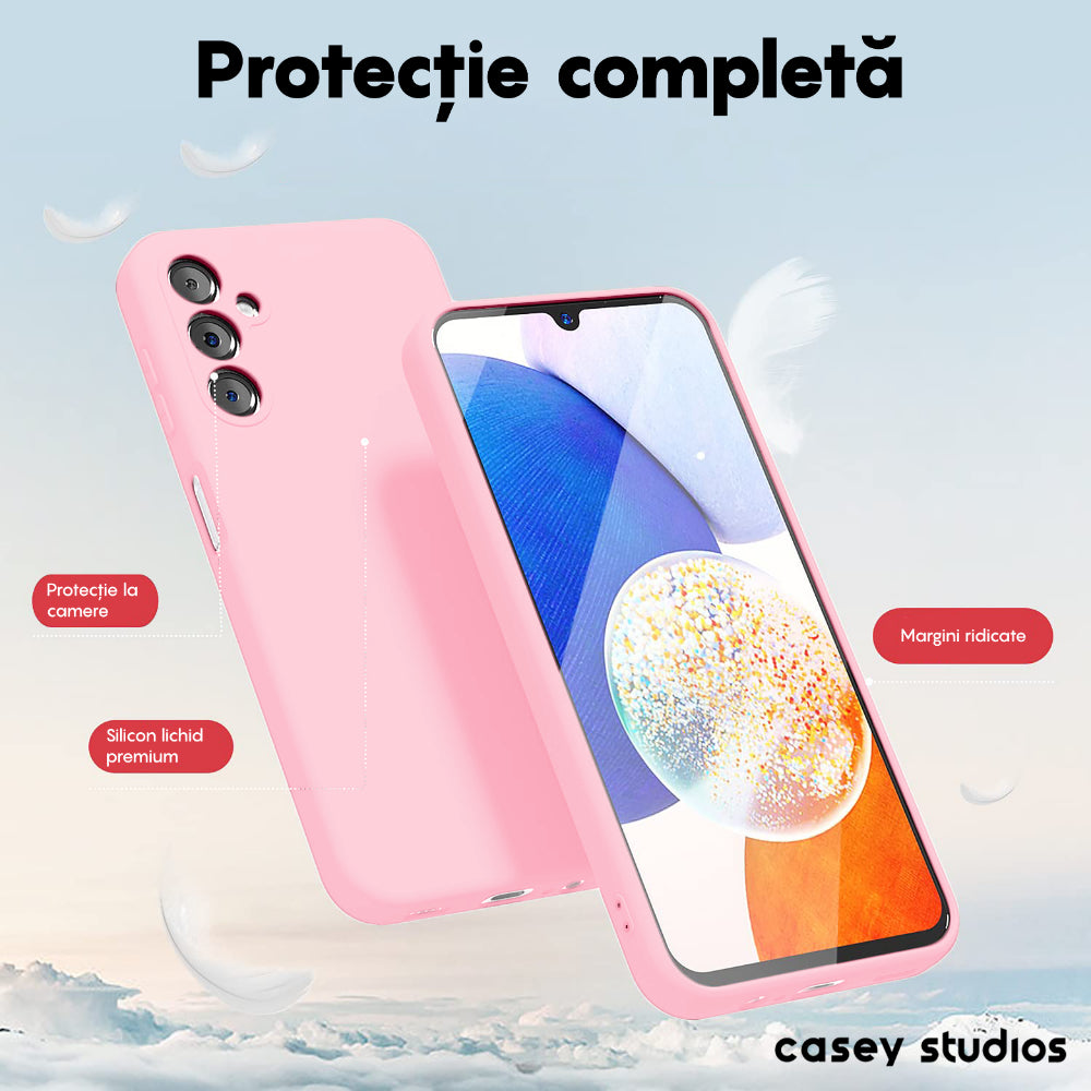 Husa Soft Silicone - Samsung Galaxy A14 4G/5G - Roz