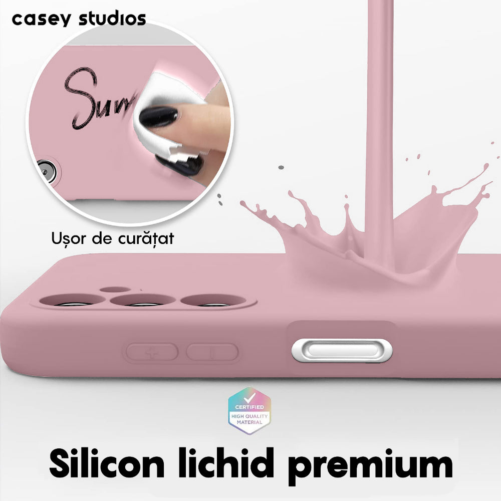 Husa Soft Silicone - Samsung Galaxy A14 4G/5G - Light Pink