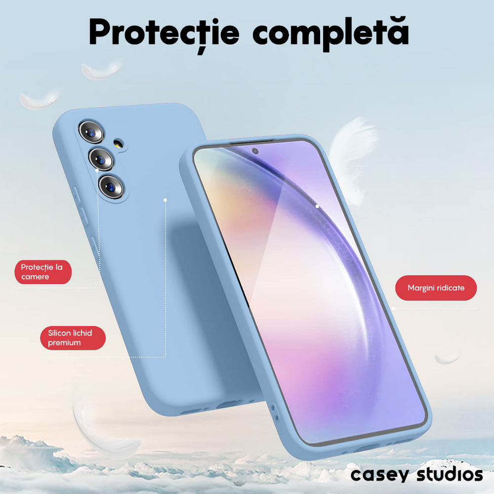 Husa Soft Silicone - Samsung Galaxy A34 - Light Blue